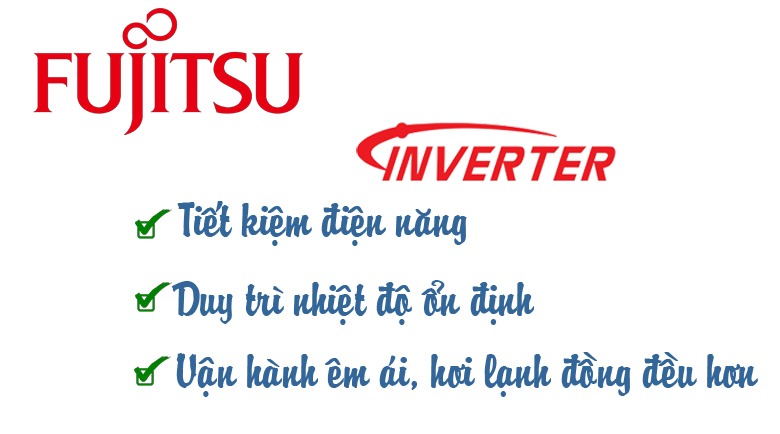 Điều hòa Fujitsu 9.000BTU 1 chiều inverter ASAG09CPTA-V